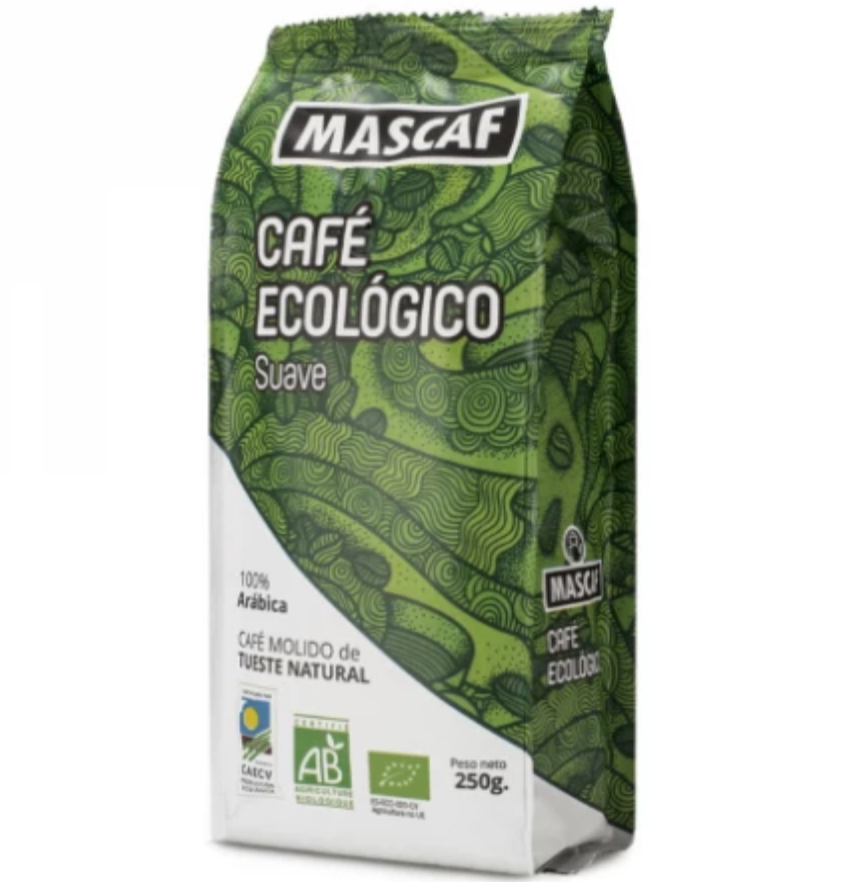 Café Bio Molido Suave (Aroma y Sabor) 250 g
