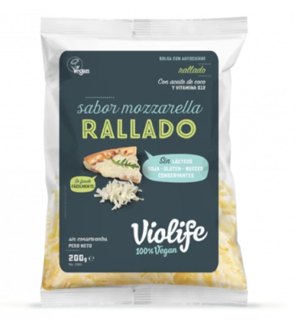 Queso Rallado Mozzarella Violife 200 gr
